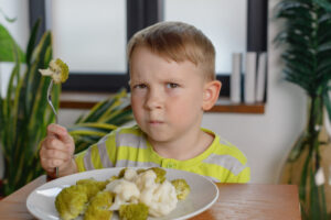 ブロッコリーを食べたくない子供