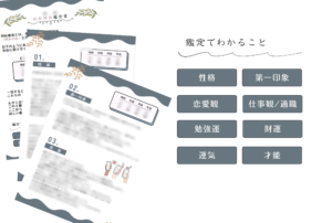 鑑定メニュー
